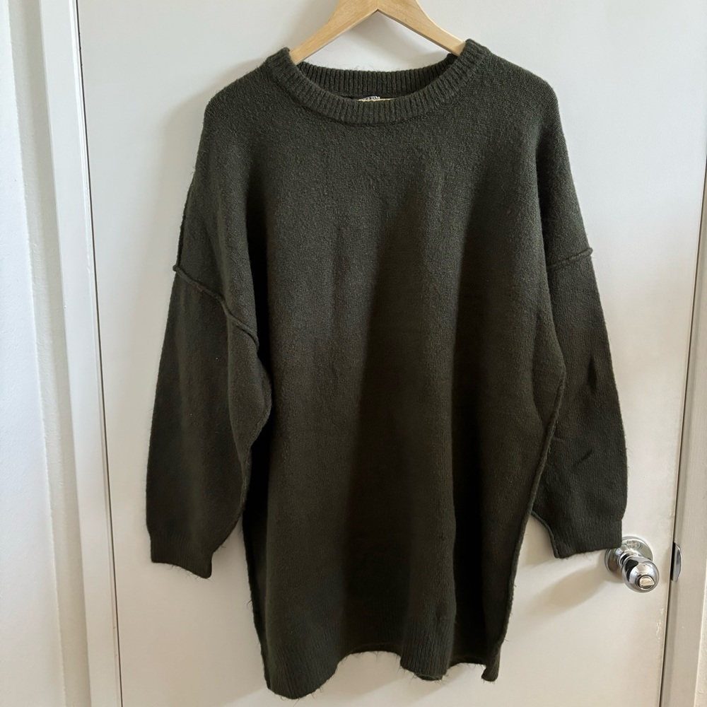 Cozy Olive Green Sweater